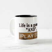 ゲームの"および" ツートーンマグカップ (正面左)