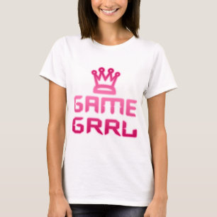 ゲームのgrrl tシャツ