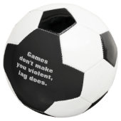 ゲームはあなたを暴力的にさせない、遅れさせる サッカーボール (3/4)