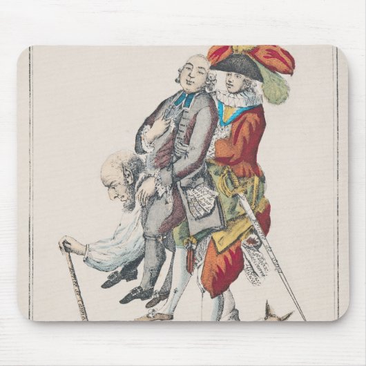 ゲームはすぐに終わらなければなりません マウスパッド (正面)