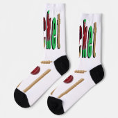 ゲームはクリケット、クルーの靴下 ソックス (左)