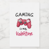 ゲームはバレンタイン フードラベル (シングルラベル)