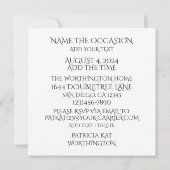 ゲームは始まった 招待状 (裏面)