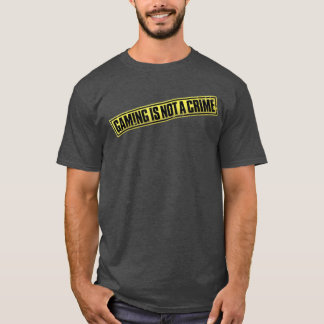 ゲームは犯罪じゃないギフト Tシャツ