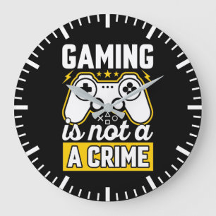 ゲームは犯罪ではない – ビデおもしろいオゲーマー,ゲーム ラージ壁時計