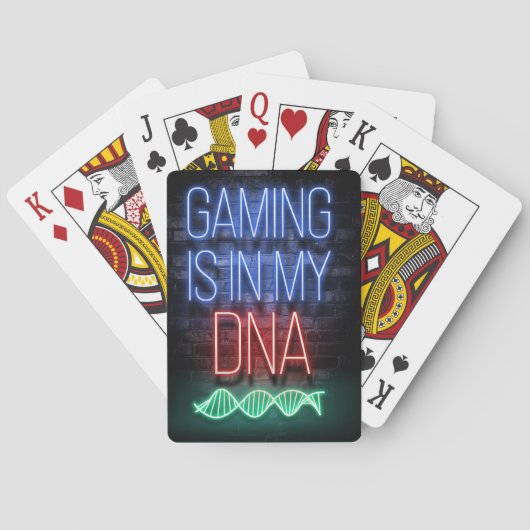 ゲームは私のDNAに含まれている トランプ (裏面)