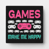 ゲームは私を幸せにしてくれる フォトプラーク (正面)