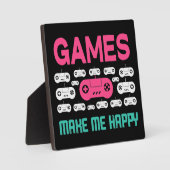ゲームは私を幸せにしてくれる フォトプラーク (正面)