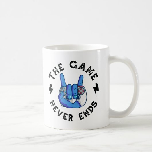 ゲームは終わらない コーヒーマグカップ (右)