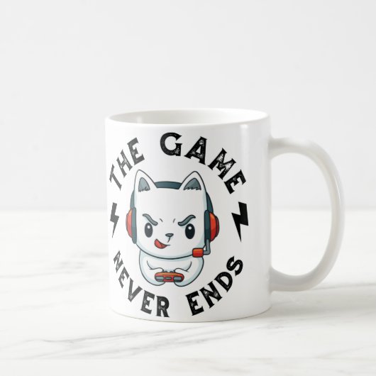 ゲームは終わらない コーヒーマグカップ (右)