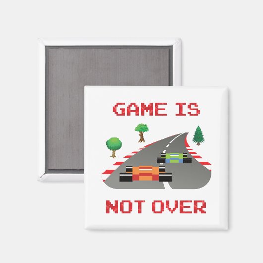 ゲームは終わらない ピクセルビデオゲーム マグネット (正面/裏面)