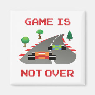 ゲームは終わらない ピクセルビデオゲーム マグネット