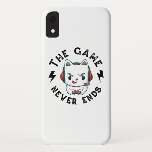 ゲームは終わらない Case-Mate iPhoneケース (裏面)