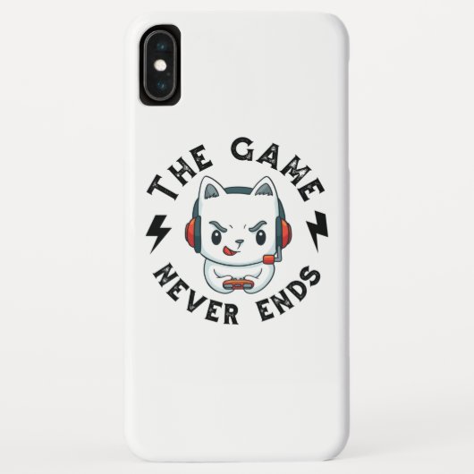 ゲームは終わらない Case-Mate iPhoneケース (裏面)
