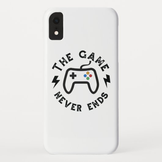ゲームは終わらない Case-Mate iPhoneケース (裏面)