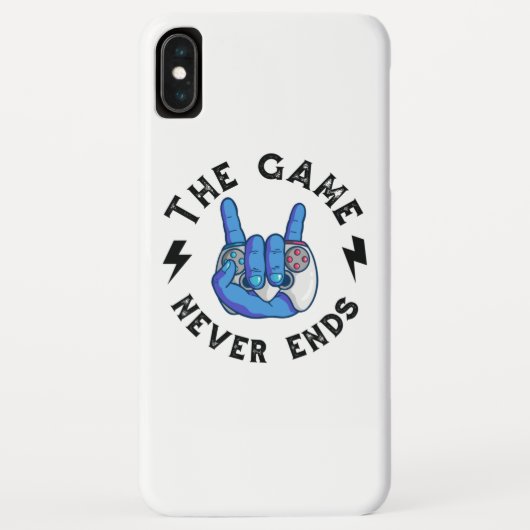 ゲームは終わらない Case-Mate iPhoneケース (裏面)