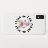 ゲームは終わらない Case-Mate iPhoneケース (裏面(横))