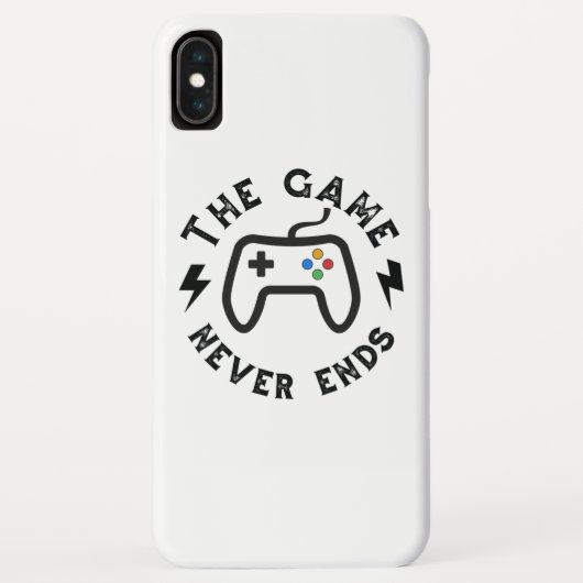 ゲームは終わらない Case-Mate iPhoneケース (裏面)