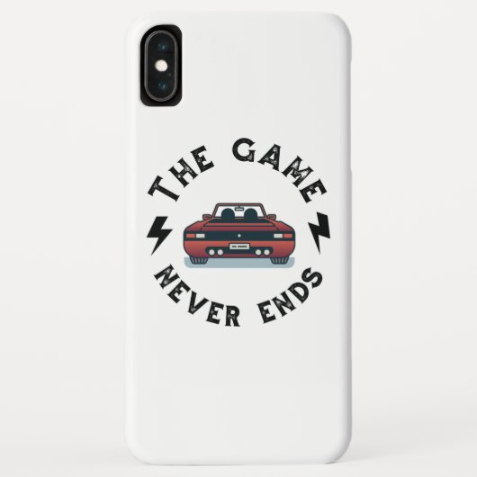 ゲームは終わらない Case-Mate iPhoneケース (裏面)
