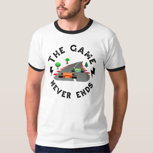 ゲームは終わらない Tシャツ (正面)