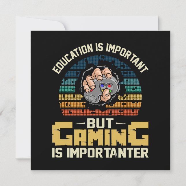 ゲームは重要だ (正面)