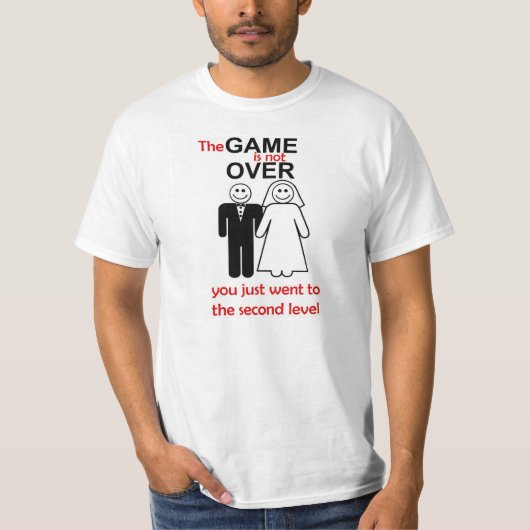 ゲームはTシャツにありません Tシャツ (正面)