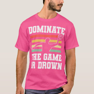 ゲームまたは溺れた水球を支配する Tシャツ