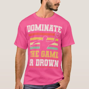 ゲームまたは溺れた水球を支配する Tシャツ