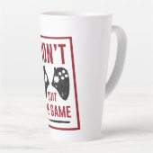 ゲームやめをやめ カフェラテマグ (右アングル)
