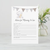 ゲームをする母のためのアドバイスベビー象カード プログラム (スタンド正面)