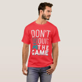 ゲームをやめないで少年 Tシャツ (正面フル)