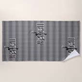 ゲームをネットボール、ビーチタオル ビーチタオル (正面)