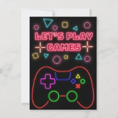 ゲームをプレイしよう 招待状 (正面)