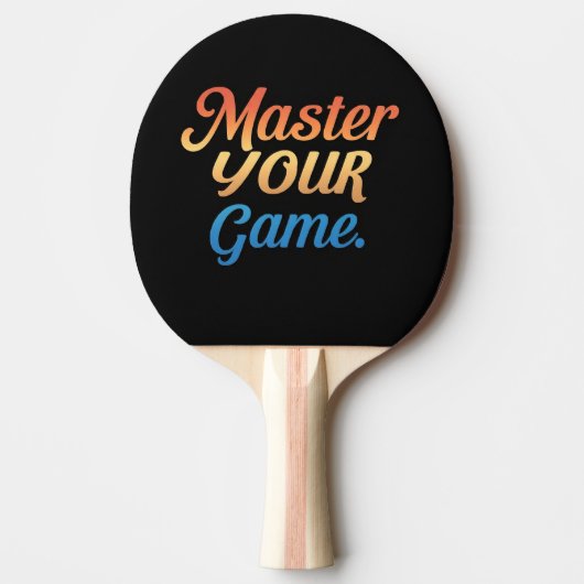 ゲームをマスターする 卓球ラケット (正面)