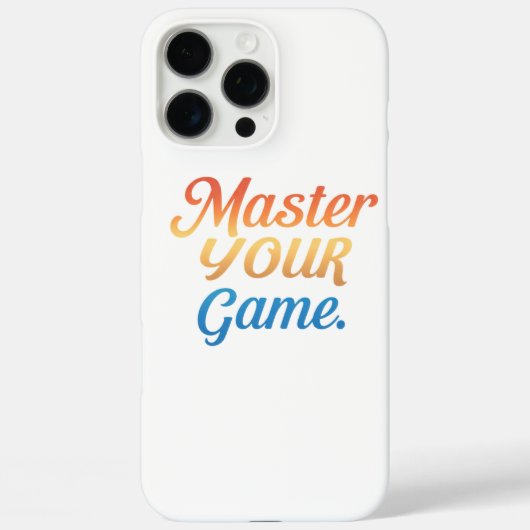 ゲームをマスターする Case-Mate iPhoneケース (裏面)
