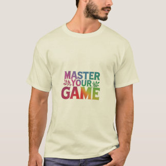 ゲームをマスターする Tシャツ