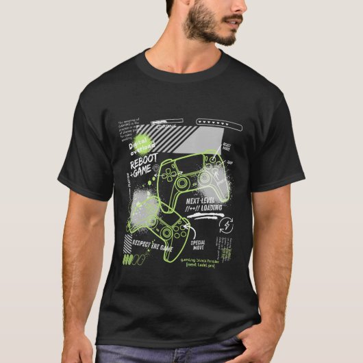 ゲームをリブートしよう Tシャツ (正面)