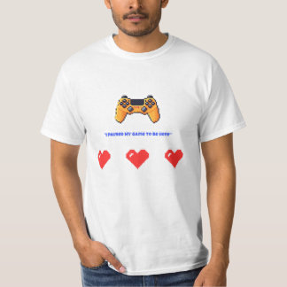 「ゲームを一時停止してここに来た」レトロピクセルゲーマー Tシャツ