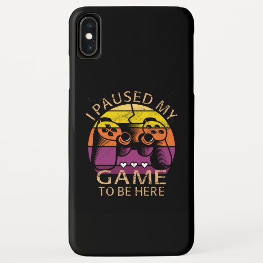 ゲームを一時停止してここに来ました Case-Mate iPhoneケース (裏面)