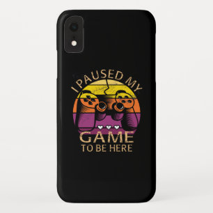 ゲームを一時停止してここに来ました iPhone XRケース