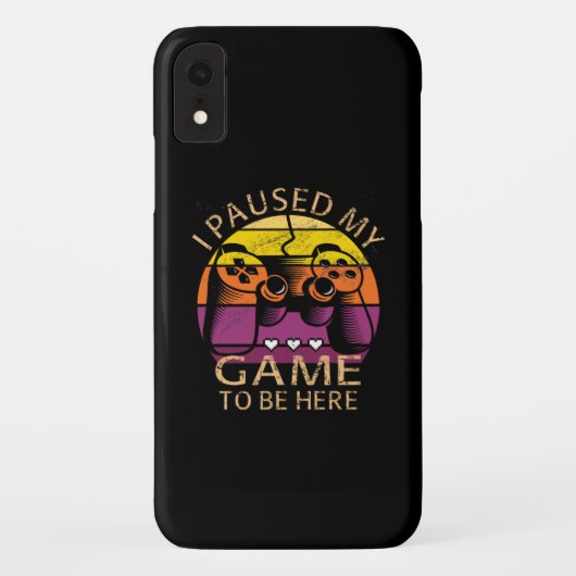 ゲームを一時停止してここに来ました Case-Mate iPhoneケース (裏面)