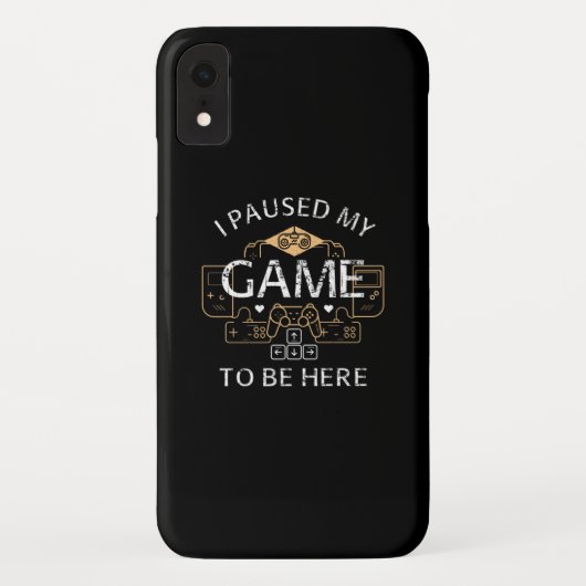 ゲームを一時停止してここに来ました Case-Mate iPhoneケース (裏面)