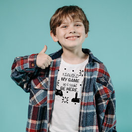 ゲームを一時停止してまで来たんだ、ゲーマーTシャツ Tシャツ