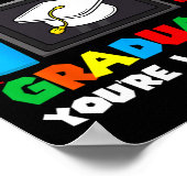 ゲームを一時停止して卒業生の男の子ガム ポスター (角)