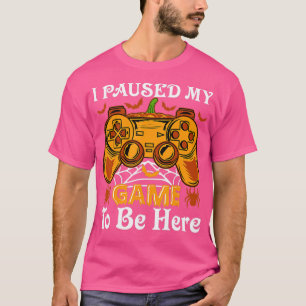 ゲームを一時停止して来た – ビデオHalloween Cos Tシャツ