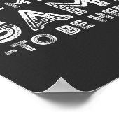 ゲームを一時停止して、ここにグラフィック皮肉なおもしろい ポスター (角)