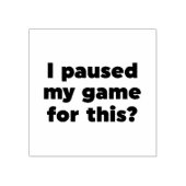 ゲームを中断した？ ラバースタンプ (インプリント)