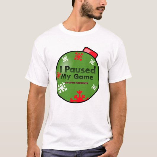 ゲームを中断した Tシャツ (正面)