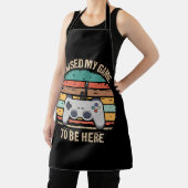 ゲームを中断してここに来た エプロン (インサイチュ)