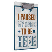 ゲームを中断してここに来た クリップボード (右)